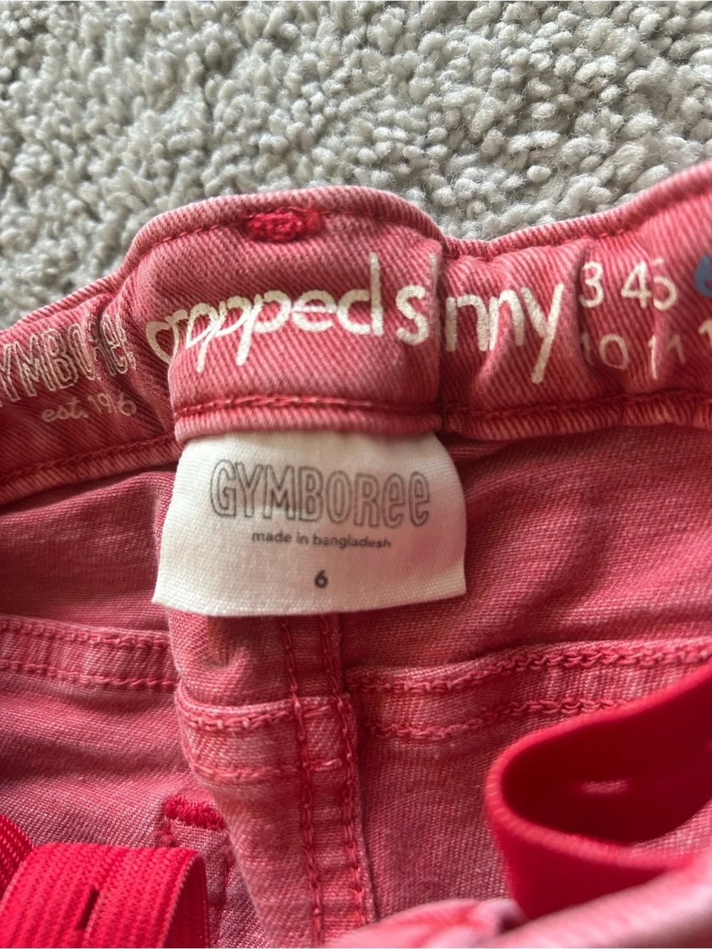 Gymboree Coral Pink Girls Pants